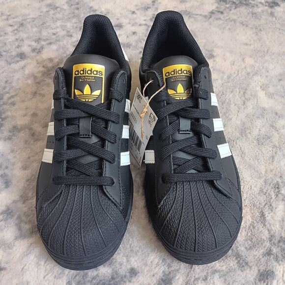 ADIDAS ORIGINALS SUPERSTAR BLACK WHITE EG4959 MEN'S 5 - Picture 3 of 13